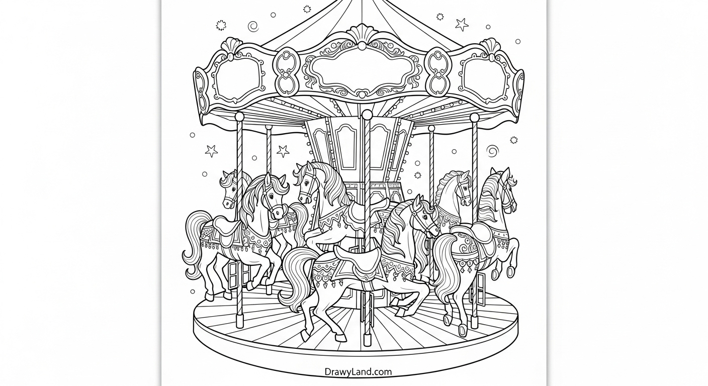 A Hollywood Studios themed Walt Disney World printable coloring page