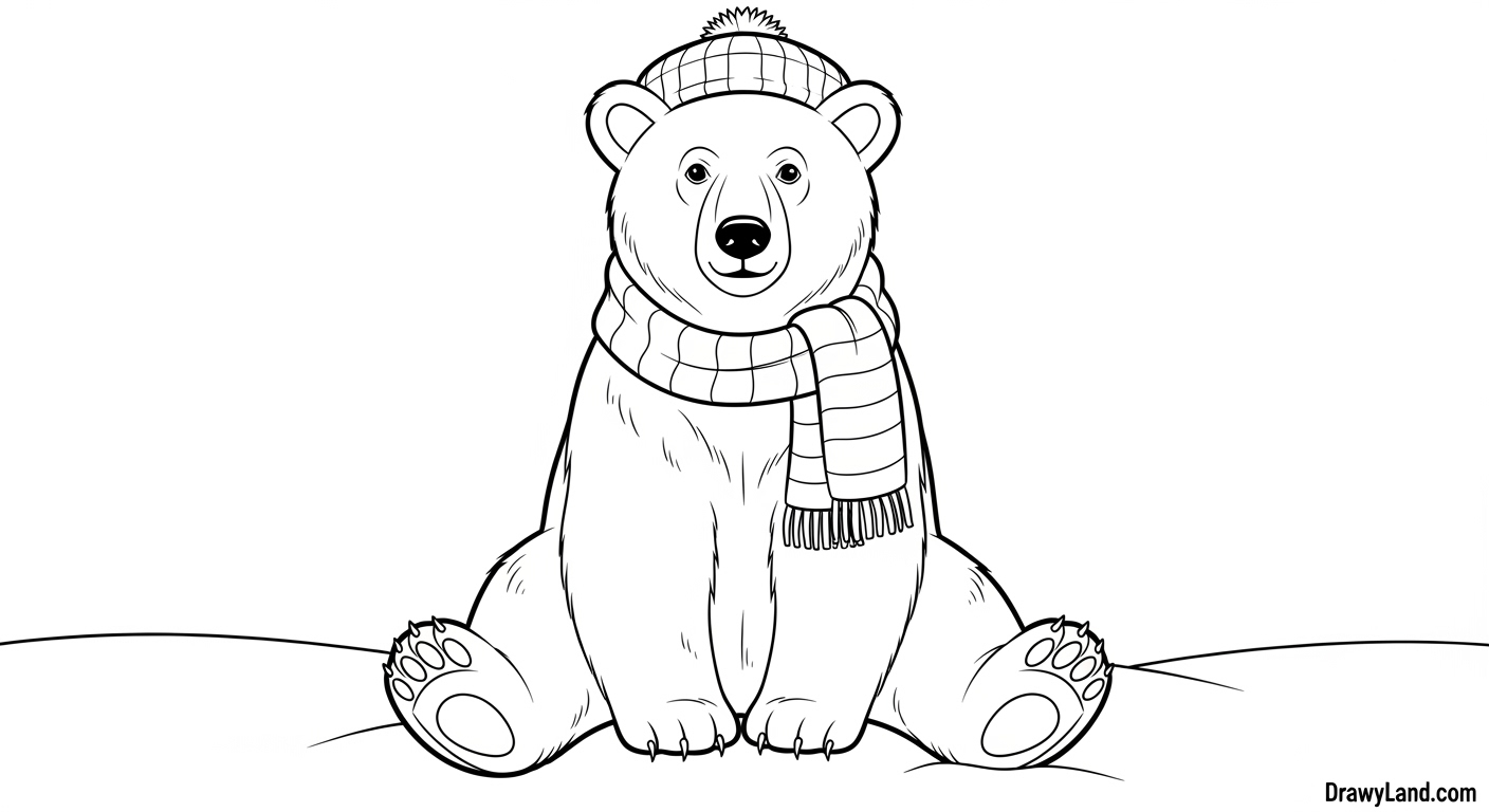 Free Printable Winter Animal Coloring Pages for Kids Free printable polar animals coloring pages for preschoolers