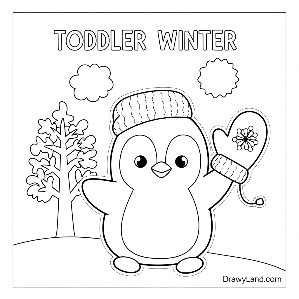Kids enjoying fun indoor winter activities with a coloring book