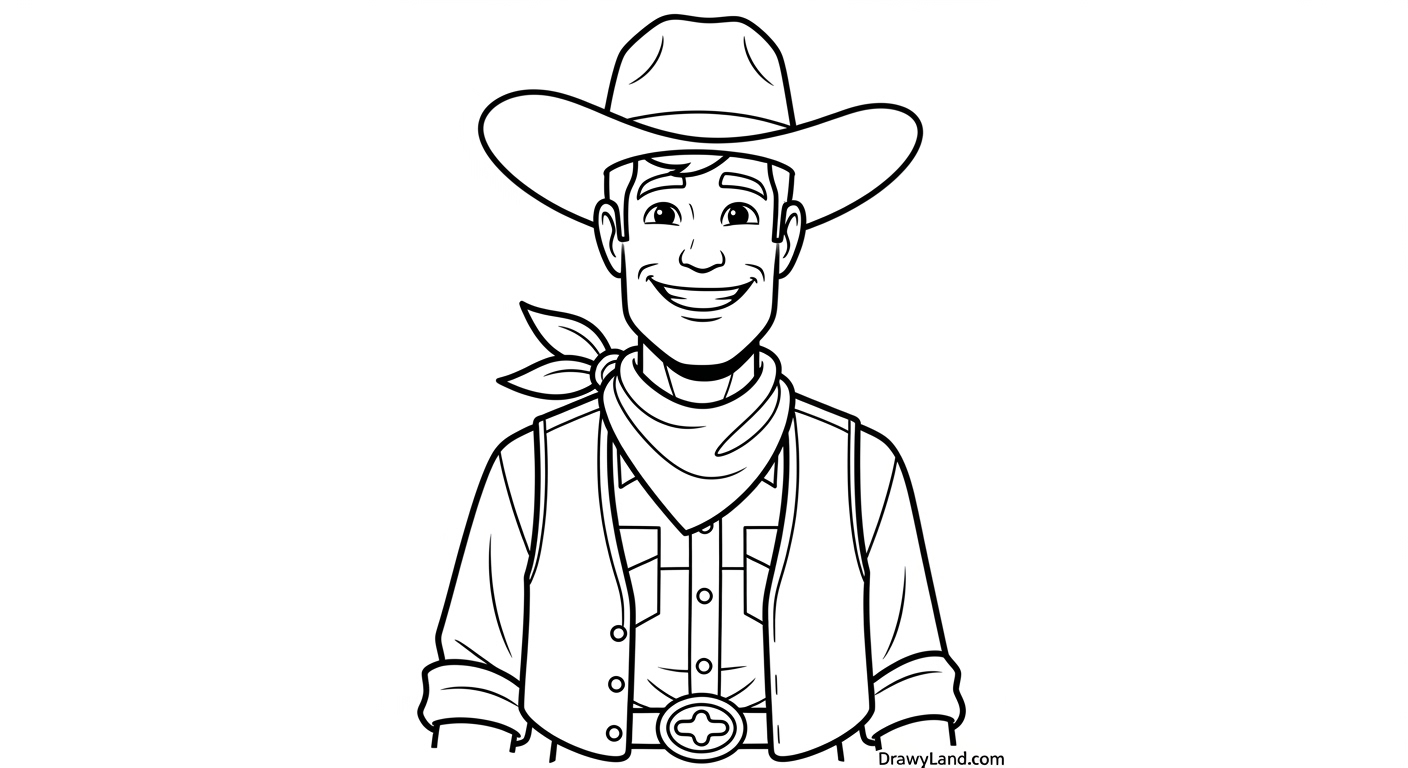 Free Printable Woody Toy Story Coloring Pages Sheriff Woody toy story coloring page for kids